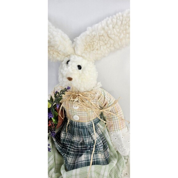 Country Farmhouse Bunny Rabbit Spring Gardener - Picture 4 of 10